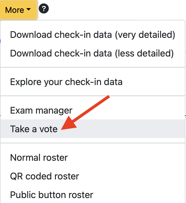 Starting the vote configuration.